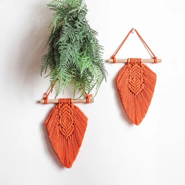 New Design Handmade Leaf Macrame Home Décor Decorative Hanging Wall Art Wall Decorations Wall Decor for Home Luxury Living Room