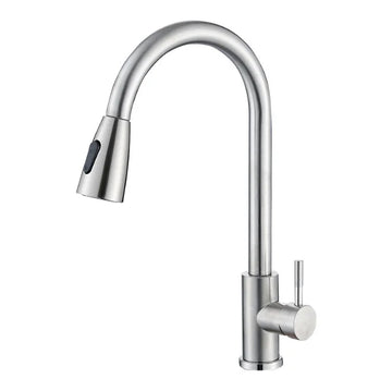Factory Direct Sale 304 Stainless Steel Hot and Cold Sink Faucet Kitchen Faucet