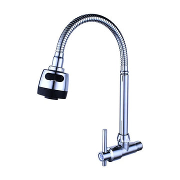 Kitchen Faucet with Big Spot Cold Water Sink Faucet Household Rotatable Vertical Faucet