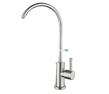 Classical Style Stainless Steel Faucet Water Mixer Tap Hot and Cold Water Faucet for Kitchen Sink