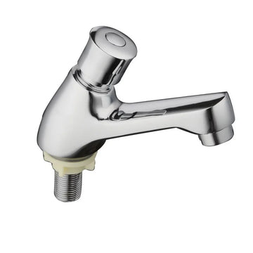 Wash Bathroom Accessories Time Delay Tap Copper Wash Basin Faucet
