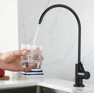 Factory Sale 304 Stainless Steel Kitchen Black Faucet for Water Purifier