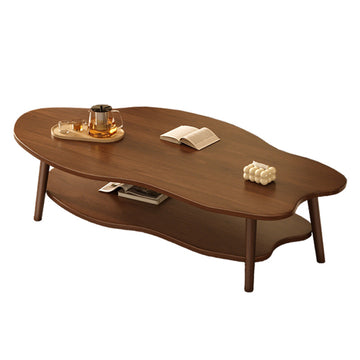 Coffee table small apartment new light luxury double-layer sofa tea table rental house small table modern living room household cloud table