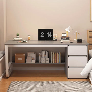 Computer desk Bedroom Home student writing desk Adult desk Simple modern rectangular table Workbench
