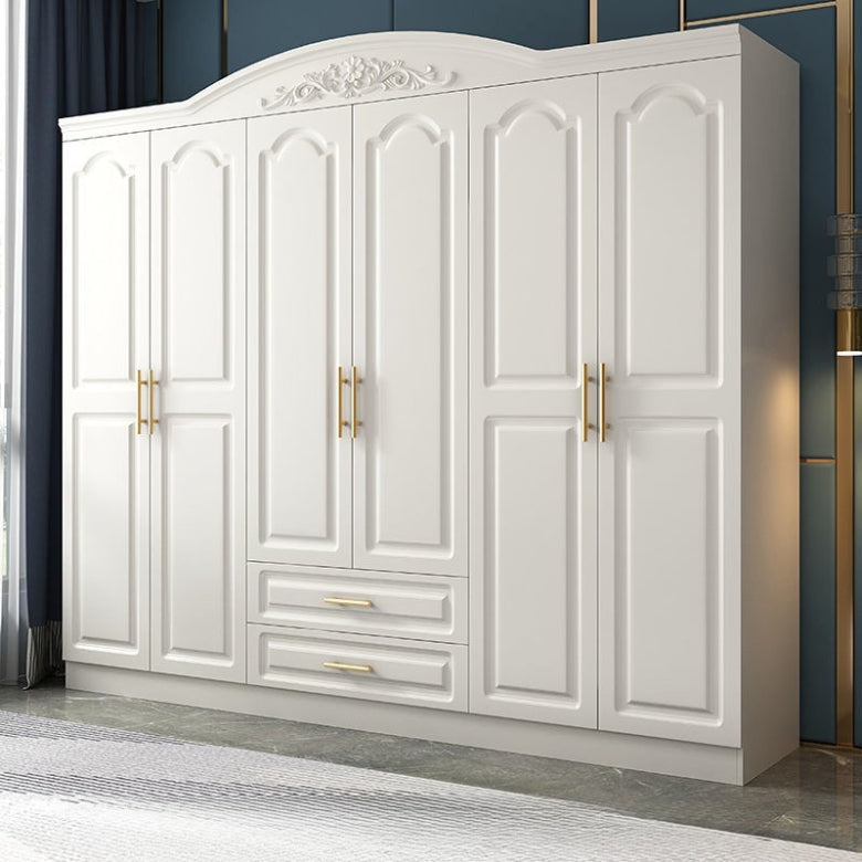 European wardrobe simple modern rental room plate wardrobe household bedroom furniture combination cabinet storage wardrobe