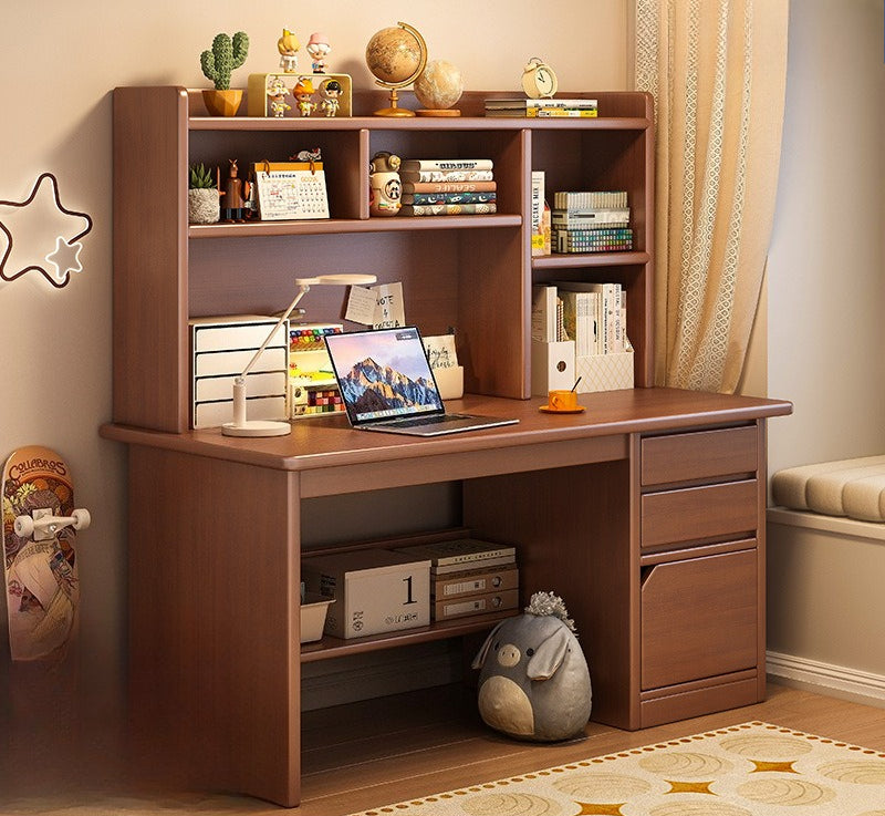Desk bookshelf integrated computer desk desktop home student study desk and chair combination simple bedroom office writing desk