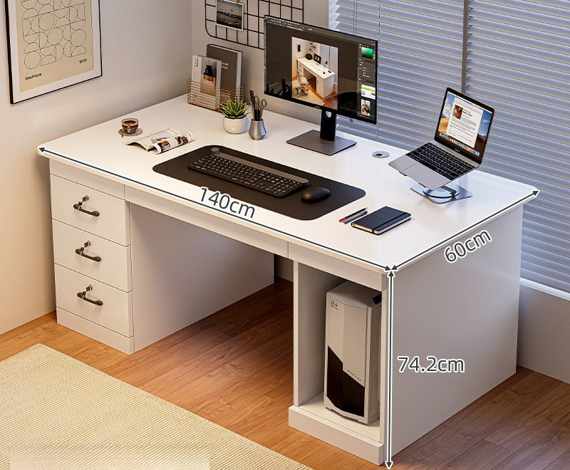 Computer desk Desktop bedroom Home desk with drawers Office desk Simple modern desk Workbench