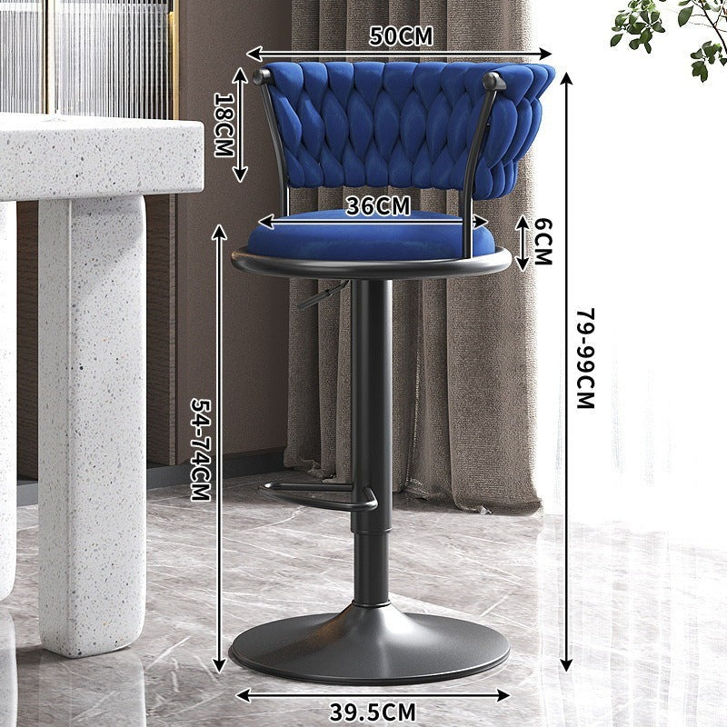 Bar chair lift chair bar front desk stool household high bar stool checkout page bar chair high stool backrest round stool