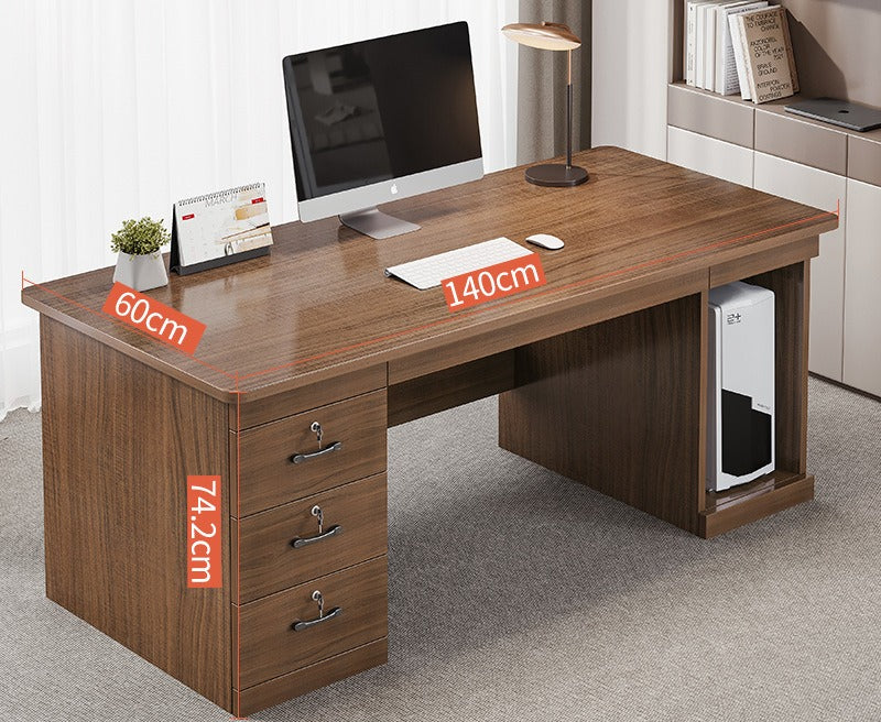 Desk Unit Computer Desk Desktop Simple Modern Desk and Chair Combination Office Staff Boss Desk Household Desk