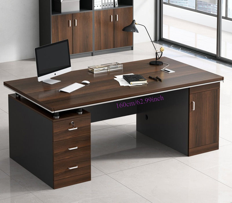 Desk Unit Computer Desk Desktop Simple Modern Desk and Chair Combination Office Staff Boss Desk Household Desk