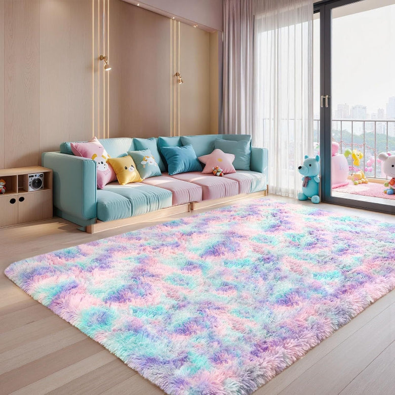 Cross-border hot-selling carpet, bedroom, living room, bedside blanket, high-end feeling, no-wash erasable blanket floor mat, room coffee table mat