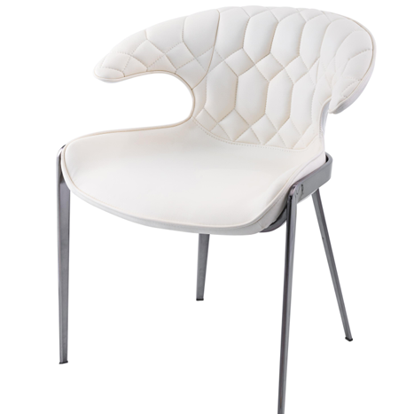 Artisan Saddle Leather Accent Chair - Gold Steel Framed Luxury Seating