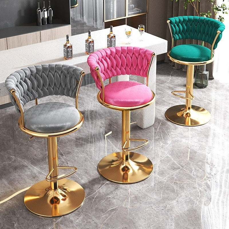 Bar chair lift chair bar front desk stool household high bar stool checkout page bar chair high stool backrest round stool