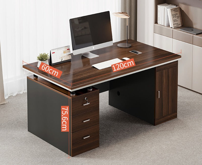 Desk Unit Computer Desk Desktop Simple Modern Desk and Chair Combination Office Staff Boss Desk Household Desk
