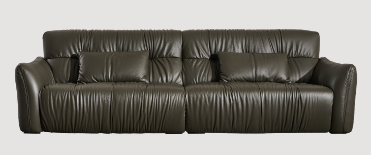 Modern Faux-Leather Sofa and Armchair Set - 2970×1070×890mm Contemporary Living Room Furniture