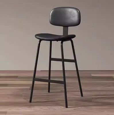 Simple business backrest high chair Nordic midisland bar chair Modern bar chair Internet celebrity bar stool Cafe high stool