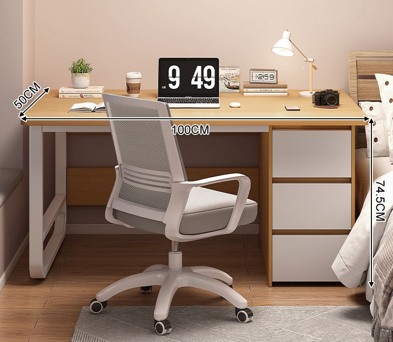 Computer desk Bedroom Home student writing desk Adult desk Simple modern rectangular table Workbench