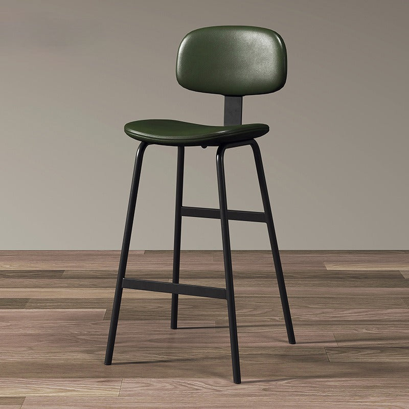 Simple business backrest high chair Nordic midisland bar chair Modern bar chair Internet celebrity bar stool Cafe high stool