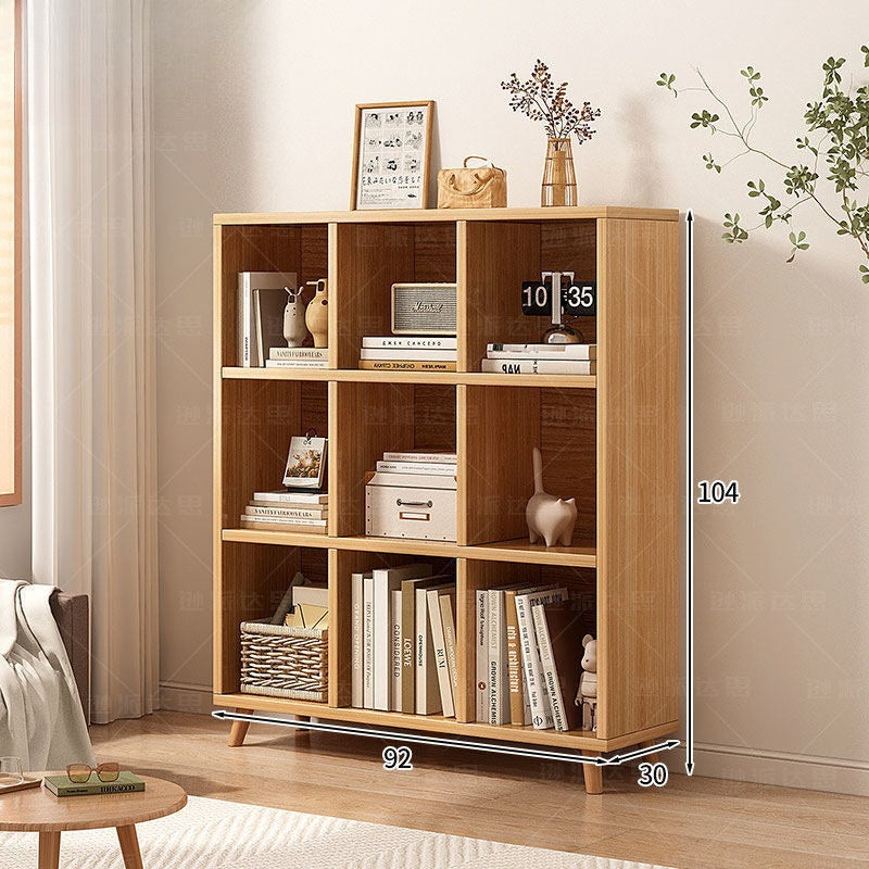 Simple Bookshelf Floor-to-ceiling Household Simple Shelf Locker Simple Modern Student Bookshelf Bookshelf Office Cabinet