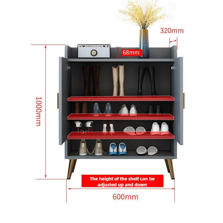 Light luxury shoe cabinet, large capacity, simple and modern entrance hall, entrance cabinet, Nordic home storage shoe changing stool