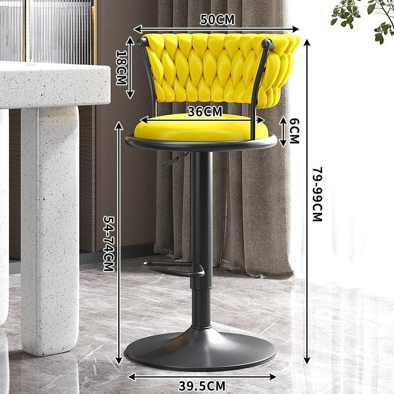 Bar chair lift chair bar front desk stool household high bar stool checkout page bar chair high stool backrest round stool