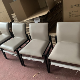 Urban Accent Armchair: Stainless Steel & Solid Wood Fusion