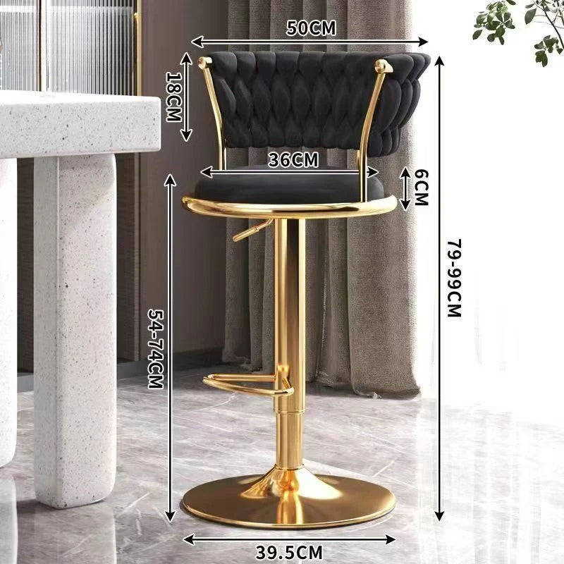Bar chair lift chair bar front desk stool household high bar stool checkout page bar chair high stool backrest round stool