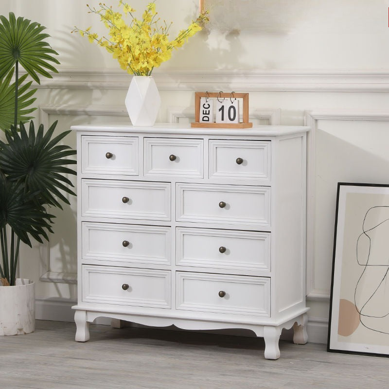 Solid wood dining side cabinet locker living room modern simple tea table against the wall side cabinet storage cabinet household