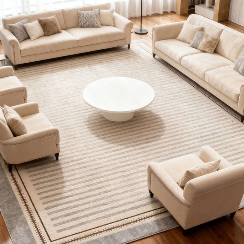 Light luxury high-end carpet living room 2025 new cream wind leave-in washable sofa blanket bedside blanket bedroom floor mat