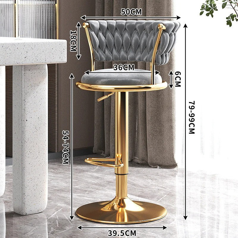 Bar chair lift chair bar front desk stool household high bar stool checkout page bar chair high stool backrest round stool