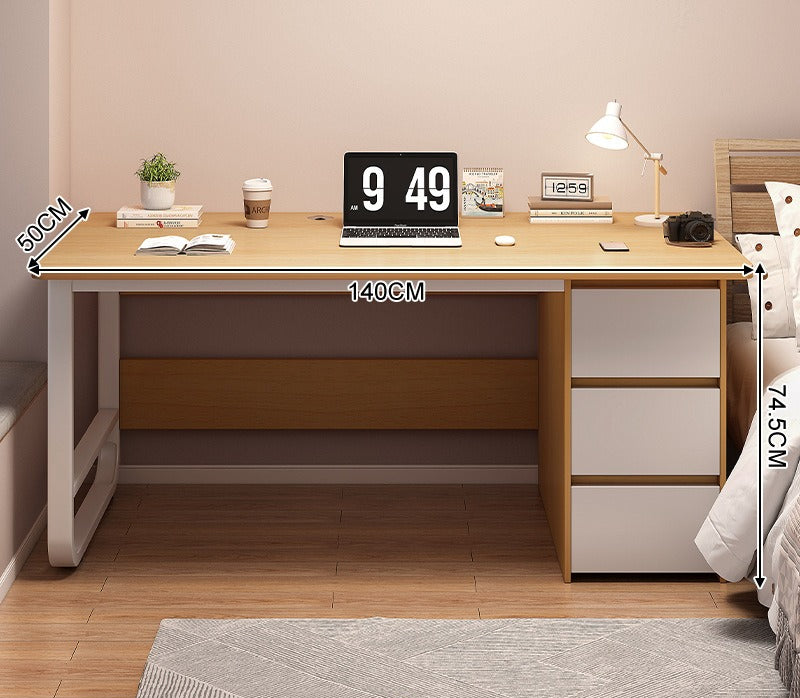 Computer desk Bedroom Home student writing desk Adult desk Simple modern rectangular table Workbench