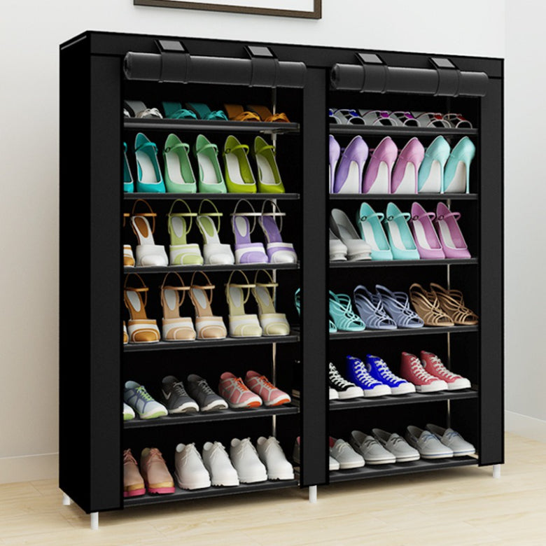 LOHAS Time shoe rack simple cloth shoe cabinet dormitory dust-proof multi-layer storage cabinet, Amazon link is not in stock.