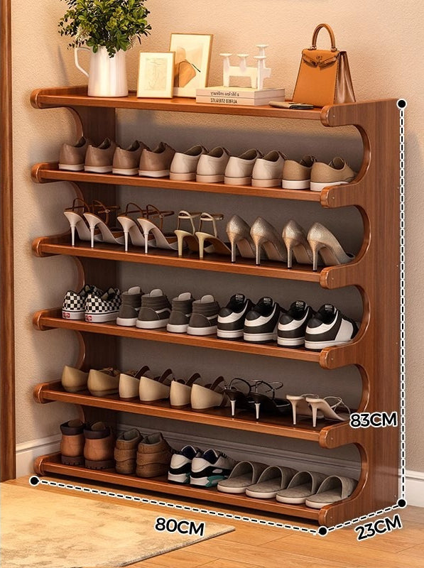 Simple shoe rack, indoor dustproof and e****mical dormitory at the entrance of the home, multi-layer shoe rack, dustproof storage artifact, shoe cabinet