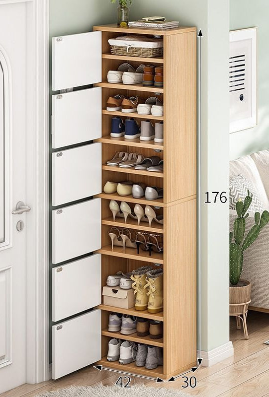 Simple and modern small apartment entry door shoe cabinet entrance cabinet large capacity shoe cabinet household e****mical storage shoes