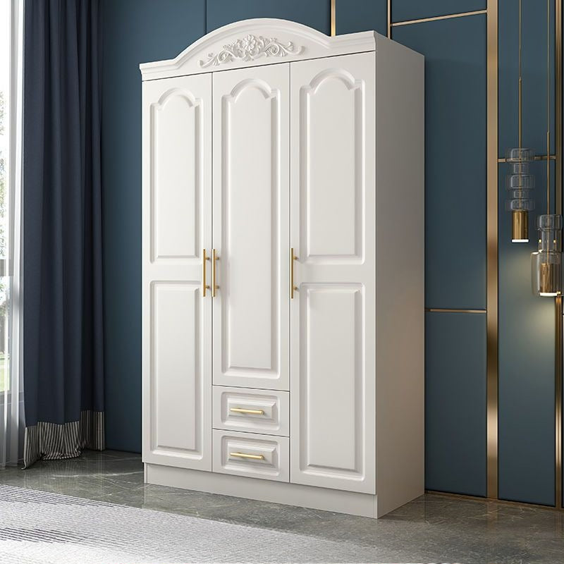 European wardrobe simple modern rental room plate wardrobe household bedroom furniture combination cabinet storage wardrobe