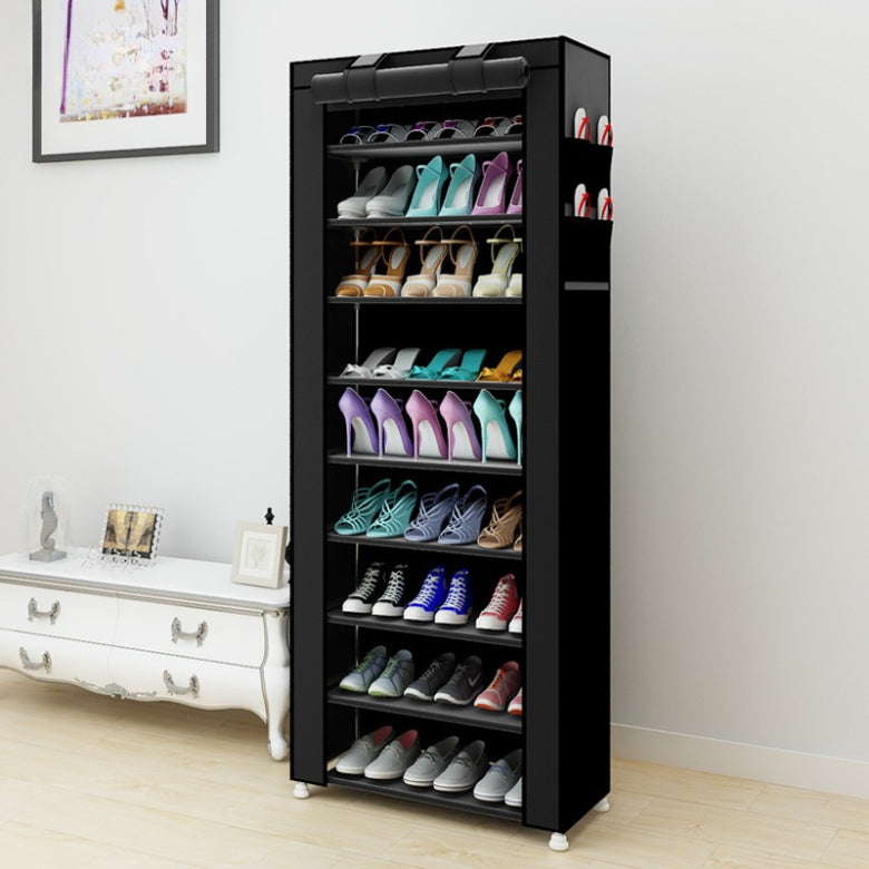 LOHAS Time shoe rack simple cloth shoe cabinet dormitory dust-proof multi-layer storage cabinet, Amazon link is not in stock.