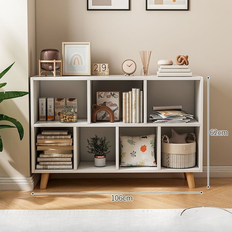 Simple Bookshelf Floor-to-ceiling Household Simple Shelf Locker Simple Modern Student Bookshelf Bookshelf Office Cabinet