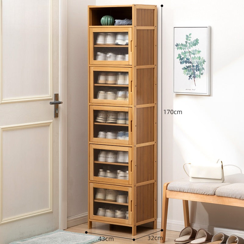 Shoe cabinet high vertical entry cabinet integrated entrance cabinet shoe rack multi-layer door entry shoe rack at the door dust-proof