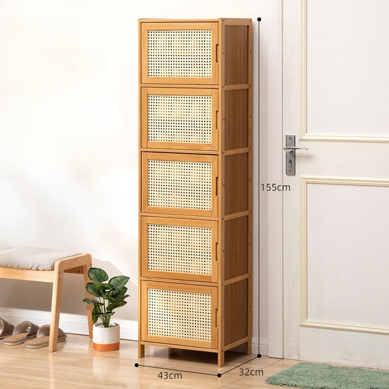 Shoe cabinet high vertical entry cabinet integrated entrance cabinet shoe rack multi-layer door entry shoe rack at the door dust-proof