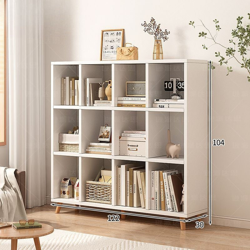 Simple Bookshelf Floor-to-ceiling Household Simple Shelf Locker Simple Modern Student Bookshelf Bookshelf Office Cabinet