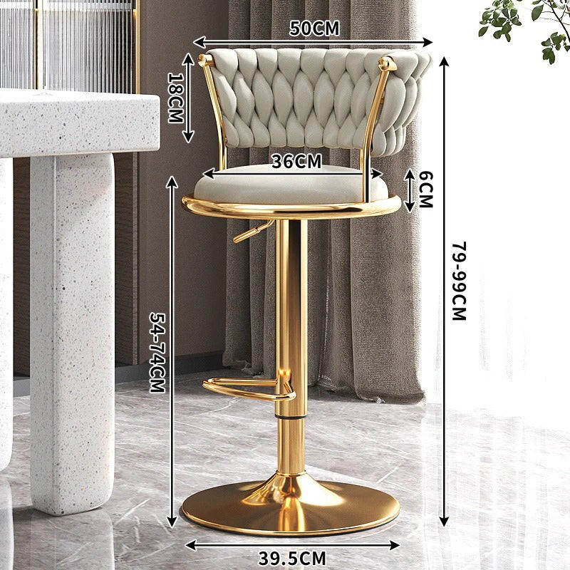 Bar chair lift chair bar front desk stool household high bar stool checkout page bar chair high stool backrest round stool