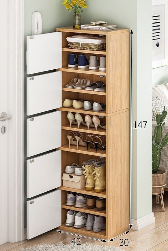 Simple and modern small apartment entry door shoe cabinet entrance cabinet large capacity shoe cabinet household e****mical storage shoes