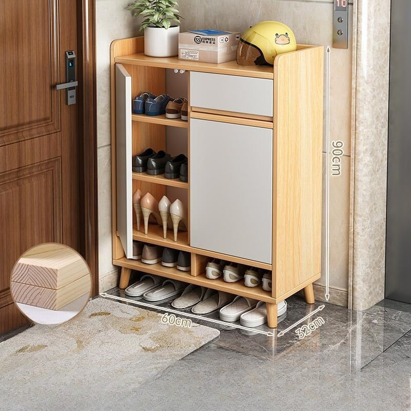 Simple and modern small apartment entry door shoe cabinet entrance cabinet large capacity shoe cabinet household e****mical storage shoes