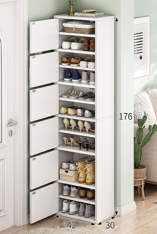 Simple and modern small apartment entry door shoe cabinet entrance cabinet large capacity shoe cabinet household e****mical storage shoes