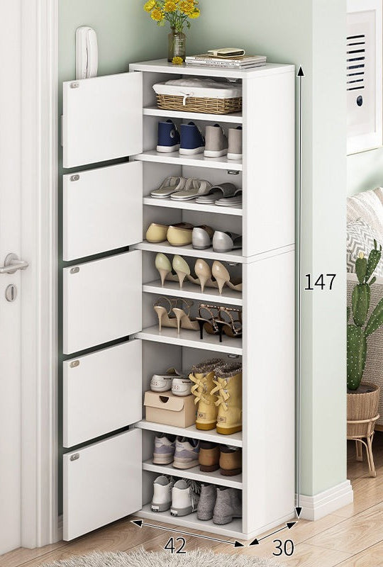 Simple and modern small apartment entry door shoe cabinet entrance cabinet large capacity shoe cabinet household e****mical storage shoes