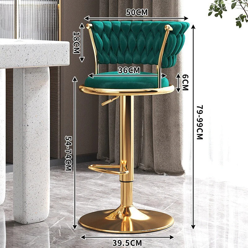 Bar chair lift chair bar front desk stool household high bar stool checkout page bar chair high stool backrest round stool