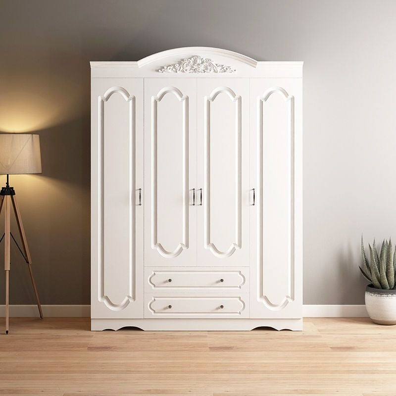 European wardrobe simple modern rental room plate wardrobe household bedroom furniture combination cabinet storage wardrobe