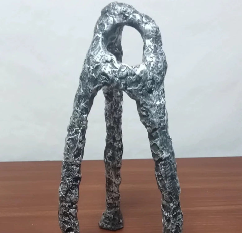 Modern simple abstract geometric sculpture ornament model room living room entrance TV cabinet soft decoration