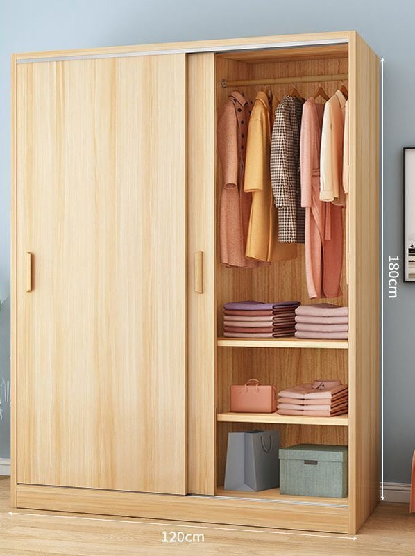 Wardrobe Home Bedroom Simple Wardrobe Strong and Durable Rental Room Clothes Cabinet Small Unit Children's Cabinet Wardrobe