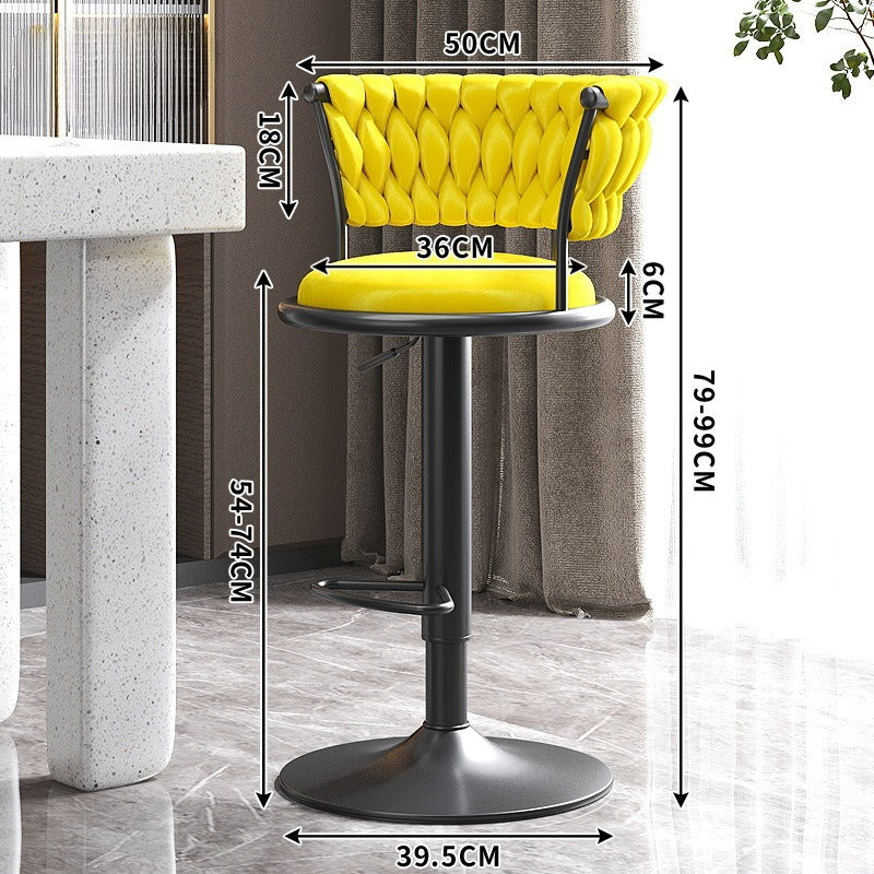 Bar chair lift chair bar front desk stool household high bar stool checkout page bar chair high stool backrest round stool